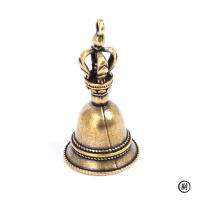 Campana De Bronce Tíbetana De Caza De Muñeco Artesanal De Latón Creativa Campana De Viento Manual Para Decoración Del Hogar - details 3