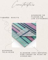 QUALITY TOWELS. FOUTA - toalla de PLAYA 90x170 cm. Fabricadas en algodón 100%, TELA+RIZO. Gramaje de 380gr/m2. Modelos unisex con colores muy actuales. Fácil secado y repela la arena. Son muy suaves y absorbentes. - details 1