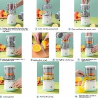 Exprimidor portátil de La Fruta cítrica con la carga por USB, catería de Lithium recargable, Taza del ABS DE LA CATEGORÍA alimentación, Cuerpo plástico, mini extractor eléctrico Del Jugo para Fresh Frui - details 1