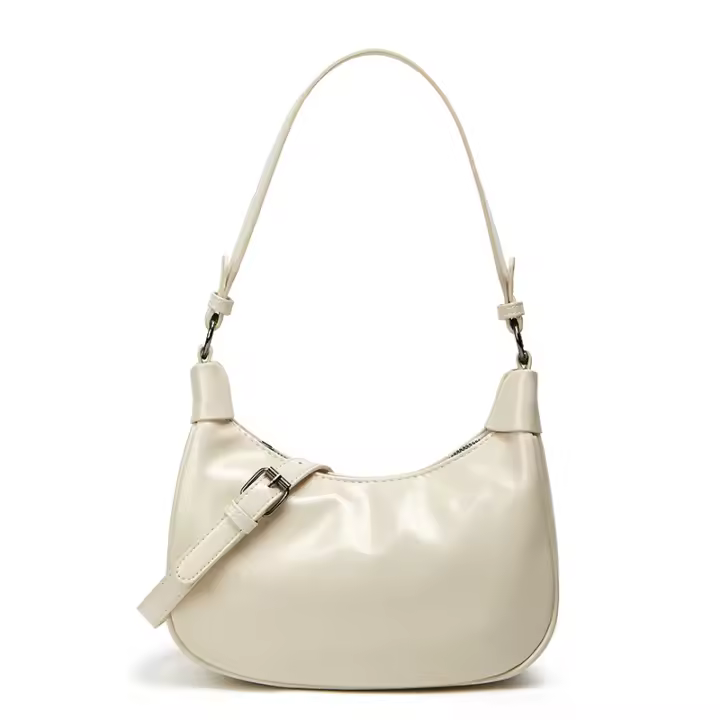 Bolso De Hombro Para Mujer En Cuero PU Textura Suave Y Elegante Para Ir a Trabajar a Diario Bolsa De Mano Versátil De Moda - 1