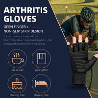 Guantes De Compresión De Cobre Para Artritis Mejora El Alivio Del Dolor De La Articulación Y Alivia Las Doloridas En El Síndrome Del Túnel Carpiano Guantes De Compresión De Cobre Para Mujer Talla Grande - details 25