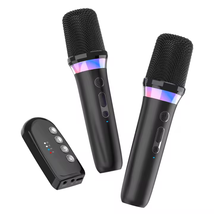 Micrófono De Karaoke DS-K2 Compañero Bluetooth 5.3 Con Luz RGB Y Sistema De Mezcla DSP Para Altavoces Conexión Inalámbrica Para Canto En KTV Y Coche - 1