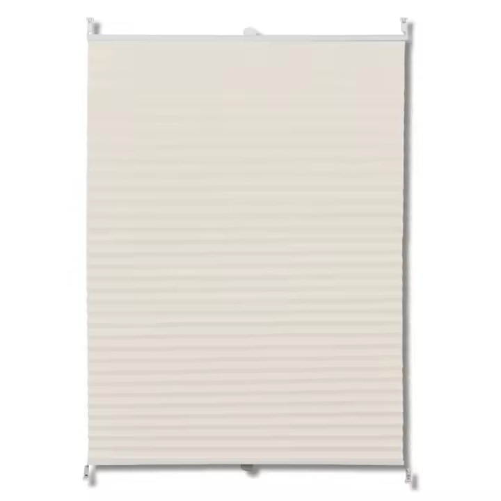 Estor plisado color crema 90x100 cm - 1