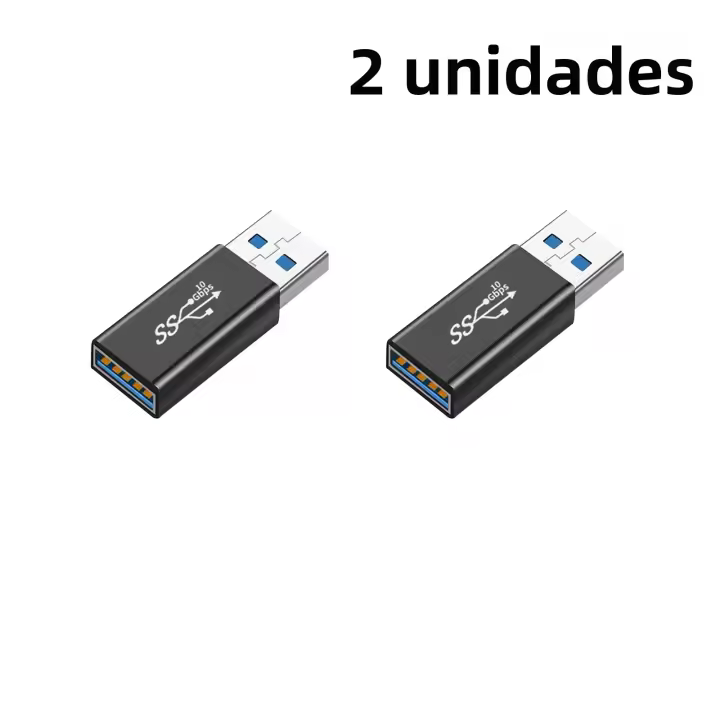 Adaptador USB Femal a Macho Convertidor/Extensores Para Cargador De Coche Computadora Y Smartphone Compatible Con Mini USB - 1