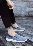 Zapatos De Lona Para Hombre Mocasines Clásicos De Ocio Cómodos Y Transpirables Zapatillas Casuales Para Adultos Con Punta Redonda Suela EVA - details 13