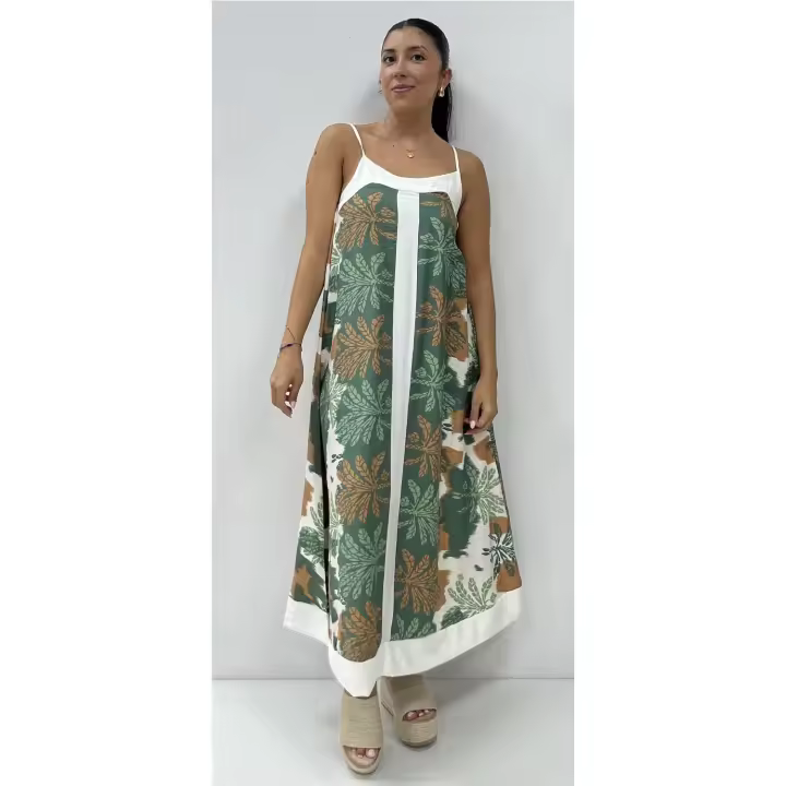 Vestido Valencia Kaky - 1