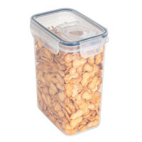 Caja De Almacenamiento De Alimentos Plástica Sellada Para Cereales Azúcar Frutas En Seco Jars Con Tapa Refrigerador Contenedor Organizador De Cocina - details 5
