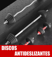 Wonduu Pack 2 Discos Pesas 3Kg para Barra con Diámetro de 2,5 cm (1,5Kg cada Disco) - details 3