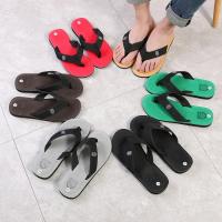 Sandalias De Playa Para Hombre Verano Antideslizantes Flip Flops Zapatos Planos Casuales Para Interior Y Exterior 2023 - details 1