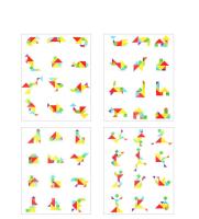 Libro De Puzzle 3D Magnético Con Formas Geométricas Tangram Tablero Jigsaw Montessori Juegos Educativos Para Niños Juguetes De Madera Regalos - details 6