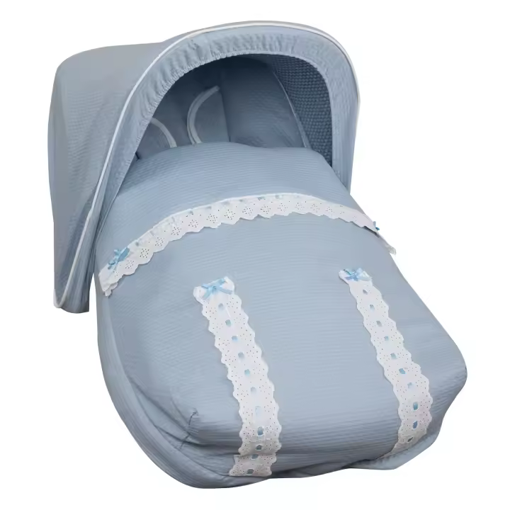 Saco Portabebé Babyline Classic Azul | Entretiempo Desmontable Universal - 1