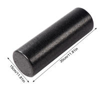 Palo De Yoga De Espuma EPP Sólido Para Relajación Muscular Y Fitness Rodillo De Masaje Brillante Negro 30/45cm - details 12