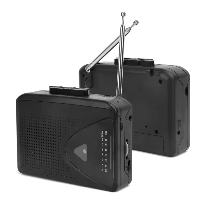 Reproductor De Casetes Portátil Walkman Personal Con Radio AM/FM Y Jack De 3.5mm Para Auriculares Arealer - 1