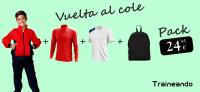 Softee Pack Vuelta Al Cole - Chandal Completo + Sudadera Técnica + Camiseta + Mochila Colegial - details 0