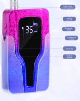 Máquina De Uñas Eléctrica Para Manicura Profesional Con Polvo De Gel Herramientas Y Accesorios Para Uñas Potencia Y Velocidad Ajustable Tamaño Compacto - details 5