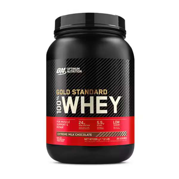 100% Whey Gold Standard - 2Lb (0,9Kg) Optimum Nutrition - 1