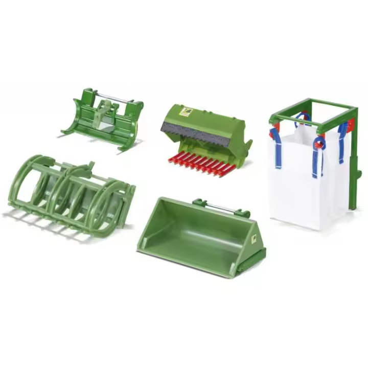 Siku Accesorios Pala Cargador Frontal Tractor 1:32 Agricultor - Funcional y Realista - 1