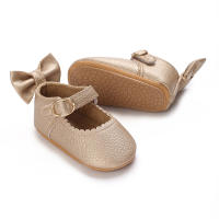 Zapatos De Princesa Para Bebé Niña En Lace Blanca Mocasines Con Lazo Y Borde Antideslizante De Goma Primera Calzado Para Caminar - details 108