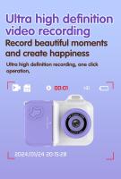 Cámara Digital Para Niños 1080P HD Con Lente Dual Selfie Papel De Impresión 5 Rolls Y Stickers Bolígrafos 32G Tarjeta Regalo Ideal Para Fiestas De Cumpleaños - details 3