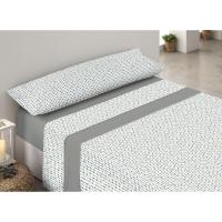 Juego de sábanas pirineo invierno 120 g – Ximena Gris bajera 30 cm + largo 200 cm – camas 90 | 105 | 135 | 150 y 180 cm| Mercatienda.es - details 0