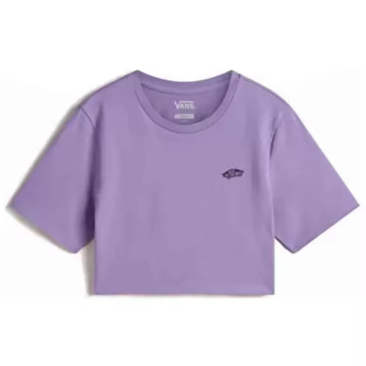 Camiseta Vans modelo W Style 76 Ii Crew Crop Ss en color Lila - 1