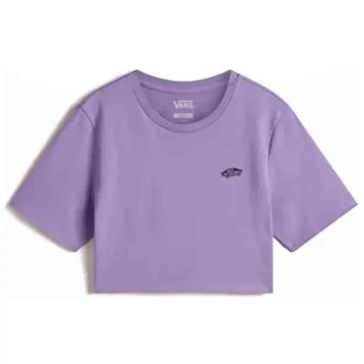 Camiseta Vans modelo W Style 76 Ii Crew Crop Ss en color Lila - 1