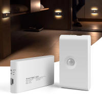 Lámpara Nocturna LED Con Sensor De Movimiento Inteligente Protección Ocular Para Dormitorio Baño Pasillo Camping Luz De Armario Rectangular Recargable - details 0