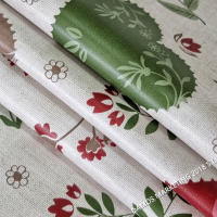 Mantel PVC, Mantel de hule, Mantel impermeable, Ideal para el hogar, Cocina, Comedor, Fácil de limpiar, Estilo rustico, Corazones, Hojas, Rojo, Verde, Azul - details 3