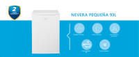 Midea Nevera Pequeña 93L - Mini Frigorífico Compacto para Hogar y Oficina - Frigorífico Pequeño Bajo Consumo Sin Congelador - Mini Bar Silencioso para Caravana y Camping con Zona fría de 0º/-3º - details 0
