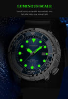 Reloj De Pulsera De Cuarzo Para Hombre 2024 Resistente Al Agua Y Al Choque Cronógrafo Deportivo Al Aire Libre Reloj Militar Con Manos Luminosas Y Fecha Automática - details 7