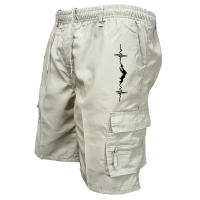 Shorts De Verano Para Hombre Pantalones De Cargo Casual Cómodos Y Sueltos Con Multiple Bolsillos Estilo Safari Adecuados Para Deporte Y Exterior - details 7