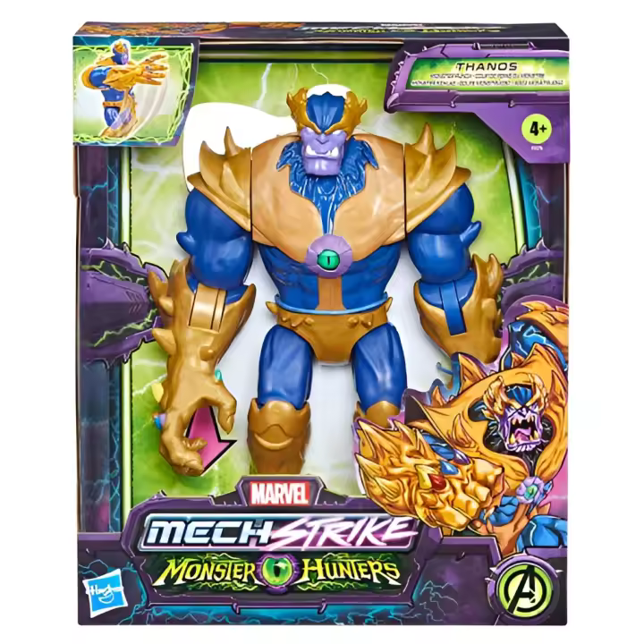 Marvel - Avengers Mech Strike - Monster Hunters - Thanos 25*30cm-hasbro - 1