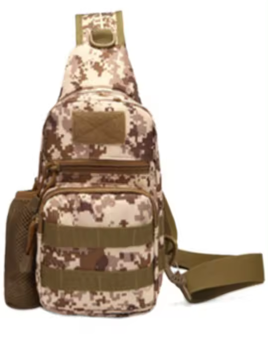 Mochila De Hombro Para Motocicleta Y Deportes Al Aire Libre Molle Cruzada Para Caza Pesca Senderismo Viajes Y Camping - 1