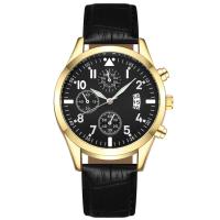 Reloj De Cuero Para Hombre Popular Con Función De Calendario Y Luminiscencia Movimiento Mecánico Cuadrado Acero Inoxidable - details 1