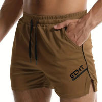 Shorts De Running Para Hombre Estilo Verano Deporte Fitness Malla Secado Rápido Transpirable Entrenamiento Pantalones De Sudor - details 33