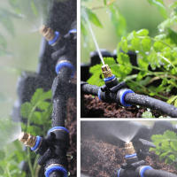 Juego De Rociador Ajustable De Latón Para Jardín Sistema De Riego Y Humidificación Con Tubo De 5/8mm Para Adornos De Jardín Y Enchufe - details 0