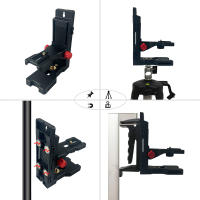 Heipoe DJ800Z Soporte De Nivel Láser En Forma De L Multifuncional Ajustable Con Base Magnética Y Giratoria Para Nivel Láser Negro Capacidad De Carga 3KG - details 1
