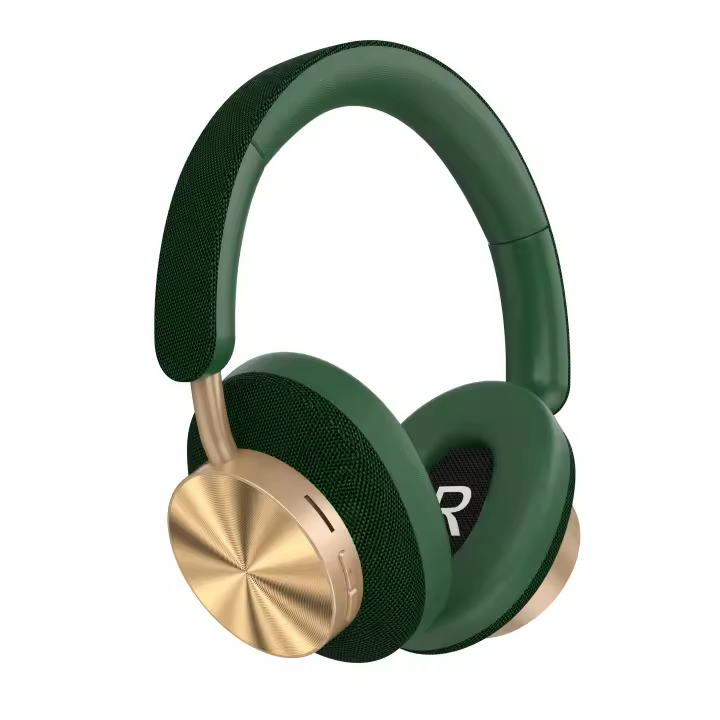 TEISCHE ND06 Auriculares inalámbricos de Bluetooth Cascos auriculares de diadema supraaurales wireless over ear Cascos auriculares bluetooth de diadema con cancelación de ruido Cascos de sonido estéreo y bajo potente con duración 40H y 3 niveles de ajuste - 1