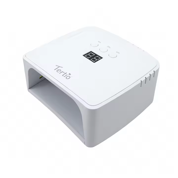TERTIO Lámpara LED/UV para Uñas 48W/60W T-A12 – Secador Profesional con Pantalla Digital, Temporizador 30s/60s/90s/120s, Base Extraíble para Manicura y Pedicura, Ideal para Gel UV y Esmalte Semipermanente - 1