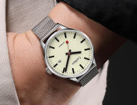 Reloj Mecánico Para Hombre CADISEN Con Luz Propia Y Correa De Acero Inoxidable Resistente Al Agua NH35A Cristal De Zafiro - details 9