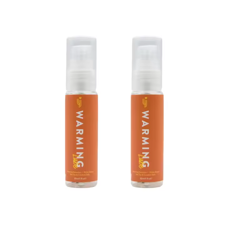 Loving Joy Lubricante Íntimo Efecto Calor 30ml por 2 unidades– Placer Ardiente de Bolsillo | Sube la Temperatura en el Viaje, la Playa, la Fiesta o Donde Surja el Deseo - 1