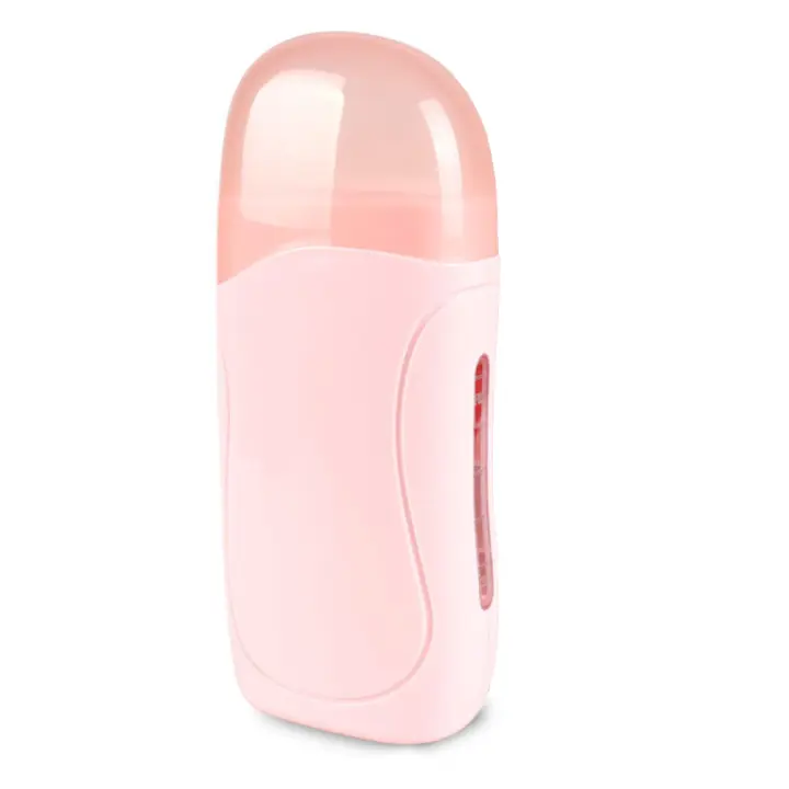 Cris Nails - Calentador de cera roll-on eléctrico para depilación cera tibia,color rosa - 1