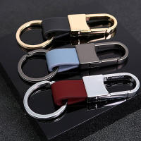 Llavero De Cuero Moda Con Anillo Metálico Para Llaves De Coche Soporte De Cinturón Para Mujeres Y Hombres Accesorios De Moda - details 1
