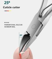 Juego De Tijeras Para Uñas De Acero Inoxidable Herramientas De Manicura Y Pedicura Incluye Tijeras Para Uñas Alicate De Cutícula Y Herramienta De Empuñadura De Cutícula - details 4