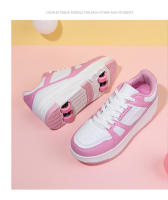 Zapatos De Rollers Para Niños Y Niñas Con Cuatros Ruedas Zapatillas Deportivas Al Aire Libre Para Niños Y Niñas a Prueba De Agua Transpirables De Cuero - details 24