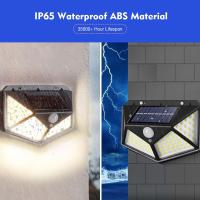 12 Pack Lámparas De Pared Solar Con 3 Modos Sensor De Movimiento Seguridad Impermeables Para Jardín Garage Pared Exterior Decorativa Luz Solar Moderna - details 2