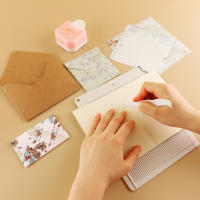 Juego De Pizarra De Marcado Multifuncional 1 Pieza 6.4x8.5 Pulgadas Mini Pizarra Para Hacer Envolventes De Tamaños Diferentes Y Líneas De Embossing En Tarjetas Material Plástico - details 9