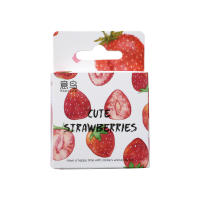 Pegatinas Creativas De Fresa 46pcs Para DNI Cuaderno Botella De Agua Equipaje Estación De Año Nuevo Escuela Accesorios De Papel - details 0