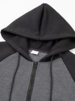 Chaqueta con capucha de dos piezas de otoño e invierno para hombre + mono, traje deportivo informal para hombre - details 3