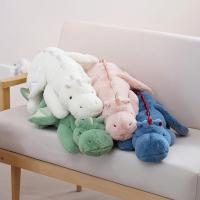Azul, 70 cm, peluches Lindo dragón de peluche, dinosaurios con peso - details 2